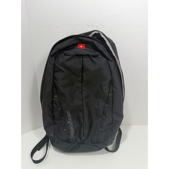 Patagonia ATOM 18L Backpack Black Exclusive YouTubeEmbroidered Logo